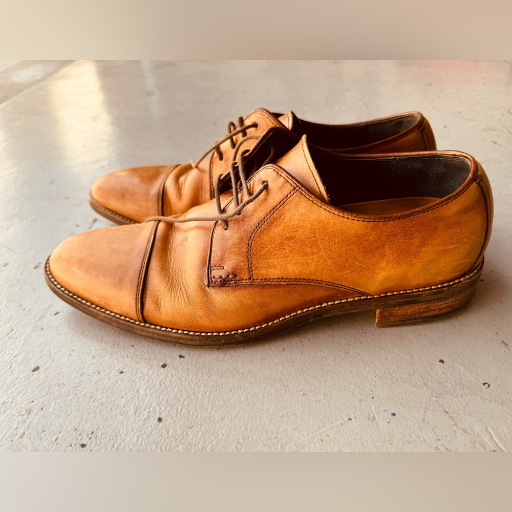 Cole haan Mens captoe oxfords- tan